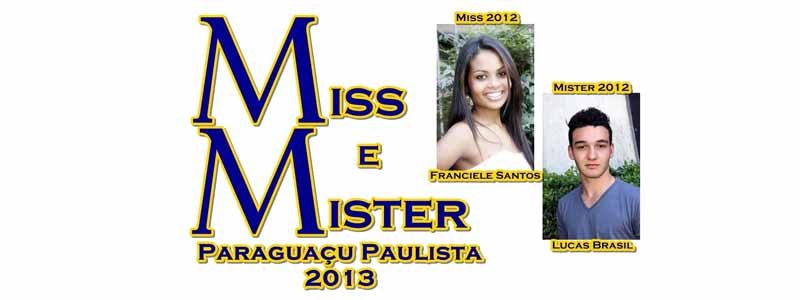 Organização abre inscrições para concurso de Miss e Mister Paraguaçu Paulista