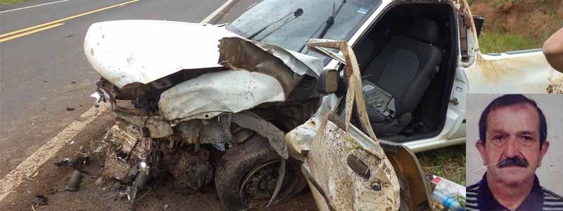 Paraguaçuense morre após ser arremessado para fora do veículo