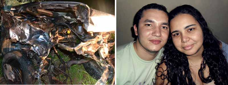 Morre terceira vítima do acidente que matou pai e filho de 4 meses na Manílio Gobbi