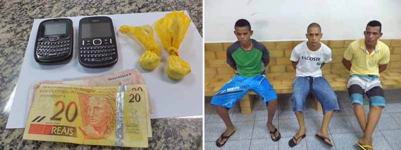 Jovem cai em armadilha da polícia e é preso por tráfico de drogas; mais dois vão para a cadeia