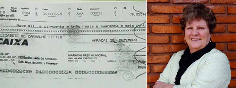 Ex-prefeita de Maracaí paga apenas o próprio salário antes de deixar cargo