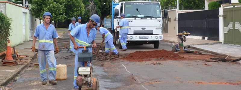 Diversas ruas de Paraguaçu são recuperadas através de parceria entre Prefeitura e Sabesp
