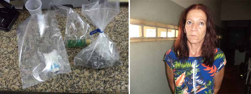 Mulher é detida tentando levar para presos maconha e pramil escondidos nas partes íntimas