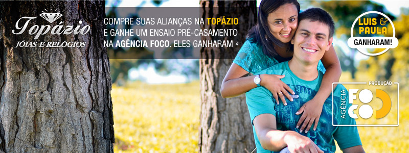 Paula e Luis compraram suas alianças na Topázio e faturaram um lindo ensaio fotográfico; confira