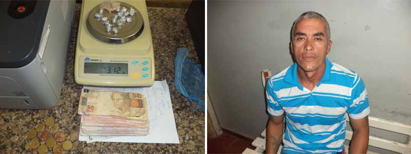 Homem volta para a cadeia por tráfico de entorpecentes