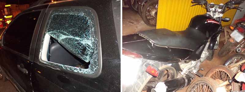 Motociclista menor de idade se envolve em acidente e evade deixando a passageira ferida no local