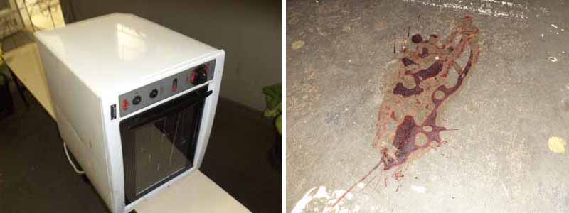 Ladrão se fere ao tentar furtar forno elétrico de escola municipal