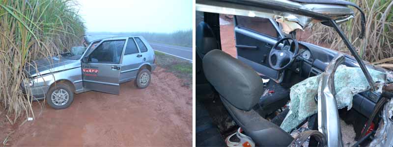 Neblina causa acidente e deixa paraguaçuenses feridos