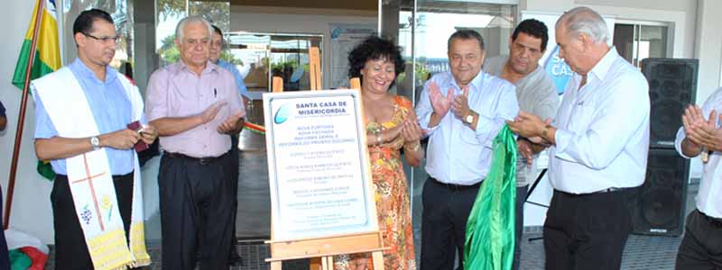 Autoridades participam de inauguração na Santa Casa de Misericórdia de Paraguaçu Paulista