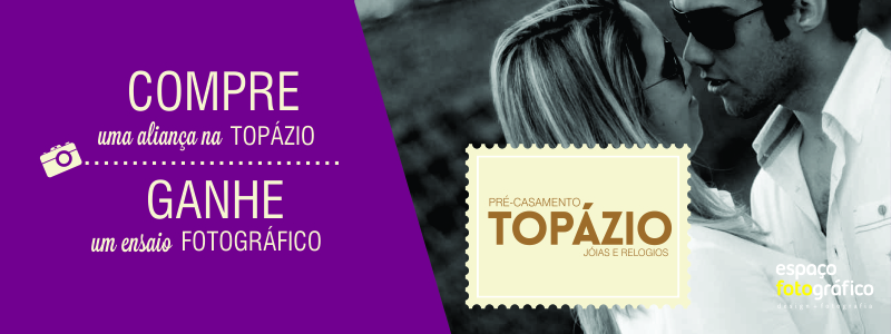 Compre suas alianças na Topázio e ganhe um ensaio fotográfico; Nayara e Itássio ganharam