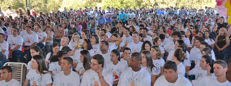 2º Acampamento Juvenil de Paraguaçu encerra com missa no sítio da Associação Água Viva