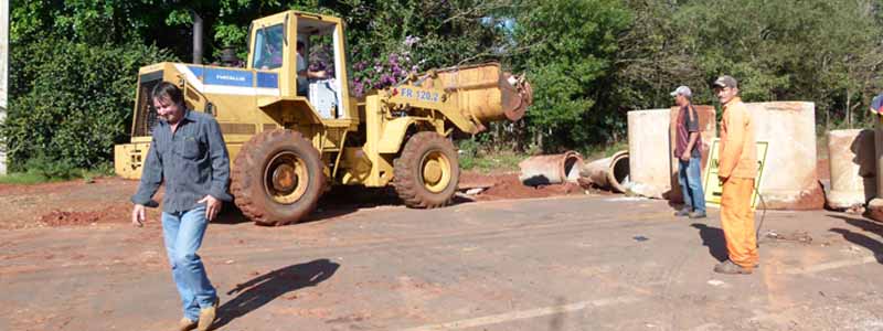 Avenida Sete é liberada parcialmente, mas continua em obras
