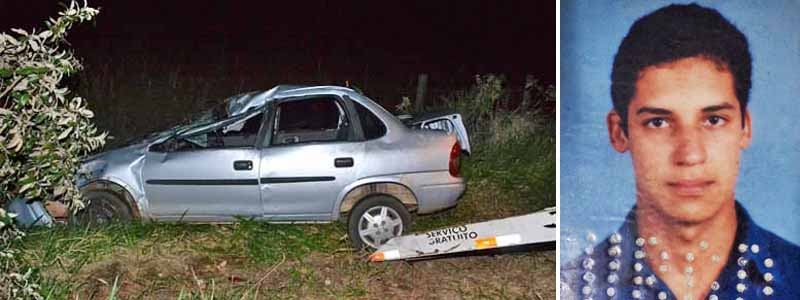 Paraguaçuense que colidiu carro contra vaca na rodovia morre após quase 15 dias internado