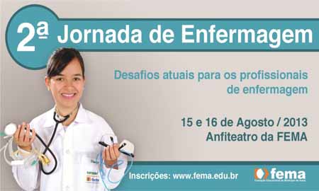 Fema promove Jornada de Enfermagem na próxima semana