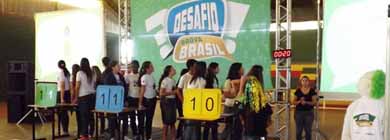 Estudantes da rede municipal de educação participaram de aula show Desafio Prova Brasil