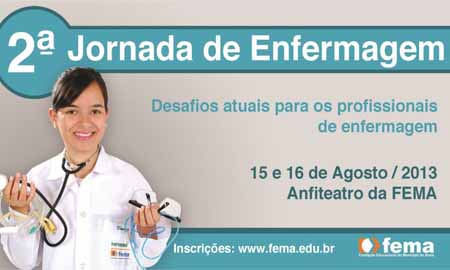 Jornada de Enfermagem começa nesta quinta-feira na Fema