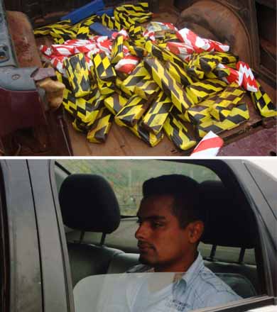Após fuga, traficante é preso em área rural de Assis com 100 quilos de maconha