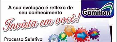 Faculdades Gammon abre inscrições para vestibular de Agronomia e Administração
