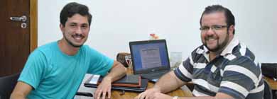 Professor Thiago se reúne com aluno da USP