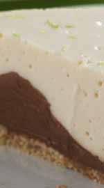 Torta de limão e chocolate