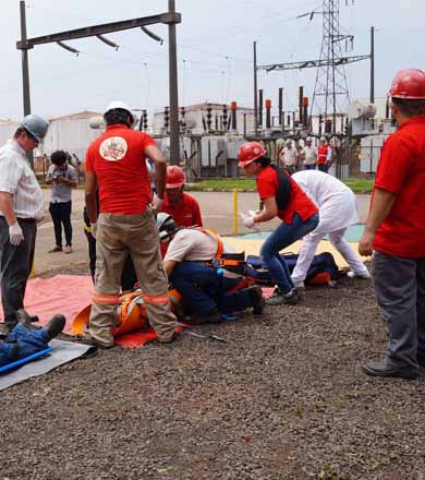 PAME realiza simulado no parque industrial da Usina Cocal