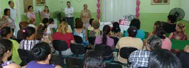 Mulheres de Roseta participam de palestra sobre o Câncer de Mama
