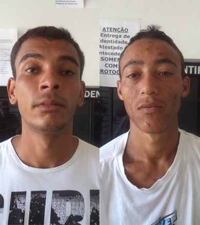 Dupla é presa por ser acusada de furtar depósito de materiais de construção