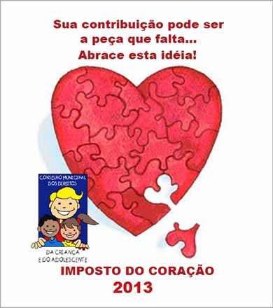 Conselho Municipal lança campanha do Imposto do Coração