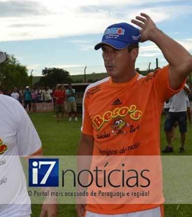 Jogo de futebol beneficente com o jogador Índio acontecerá em dezembro em Maracaí