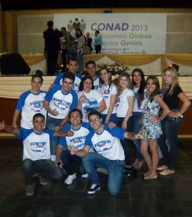 Alunos da Fema participam do Congresso Nacional de Administração em Caldas Novas/Goiás