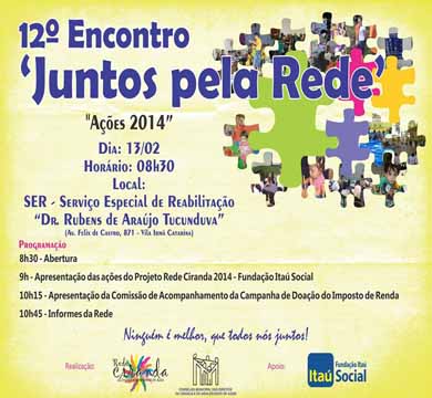 Rede Ciranda realiza 12º Encontro ‘Juntos pela Rede’