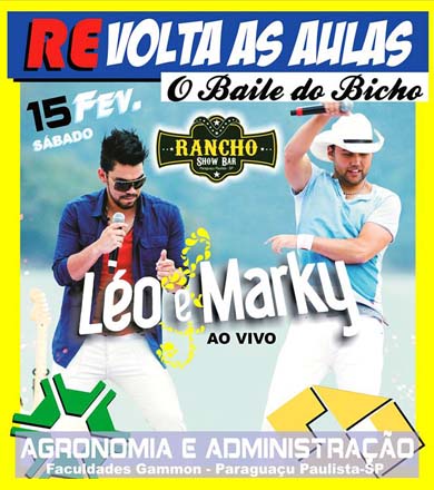 Baile do Bicho acontece neste sábado no Rancho Show Bar