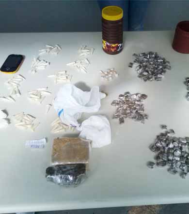 Foragido da penitenciária é preso com grande quantidade de drogas na Vila Progresso