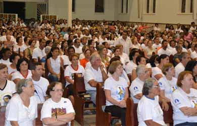 Missa encerra Cerco de Jericó e comemora os 20 anos dos Agostinianos Recoletos em Paraguaçu