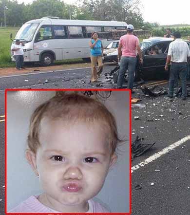 Morre bebê vítima de acidente de trânsito em Iacri