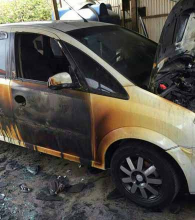 Onda de vandalismo chega à Assis e três veículos são incendiados
