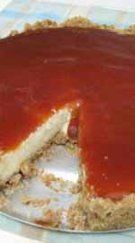 Receita de cheesecake - feito com ricota