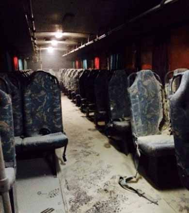 Mais um ônibus da AVOA é incendiado