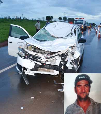Morre 2º passageiro do carro do Departamento de Saúde que colidiu em animal
