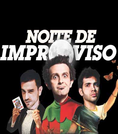 Noite do Improviso acontecerá neste domingo em Paraguaçu com comediantes do SBT