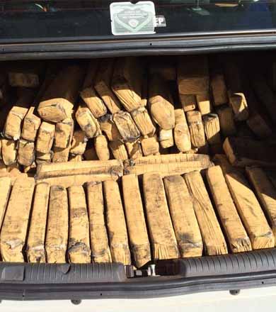 Polícia encontra 200 kg de maconha escondidos em pneus em Assis
