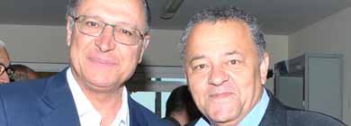Prefeito Ediney se encontra com o Governador Alckmin em inauguração em Marília