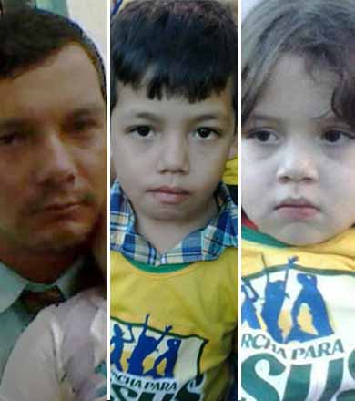 Sepultamento de pai e filhos mortos em acidente acontecerá nesta tarde em Maracaí