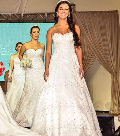I7 Notícias marca presença em feira que mostra as novidades em vestidos de noivas