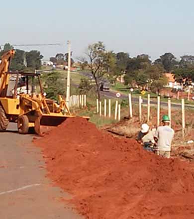 Rede de abastecimento de água se aproxima do Paraguaçu Paulista J