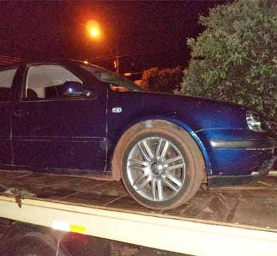 Homem que ameaçou policial de morte tem carro e equipamentos de som apreendidos