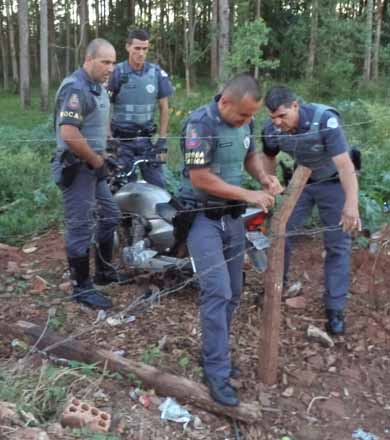 Moto furtada é encontrada depenada na Barra Funda