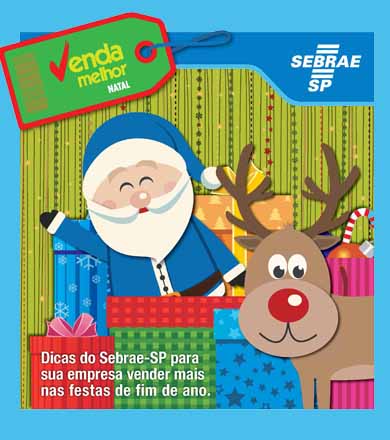 Sebrae-SP lança cartilha e dá dicas para comércio aumentar as vendas no Natal