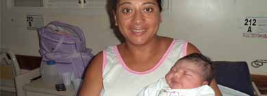 Menina com mais de 3,800 kg é a primeira a nascer em 2015 em Paraguaçu Paulista