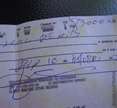 Desempregada é detida após usar cheque falso em Rancharia
